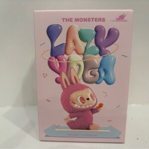 POP MART Labubu The Monsters Lazy Yoga Series Vinyl Figure Blind Box Sealed.